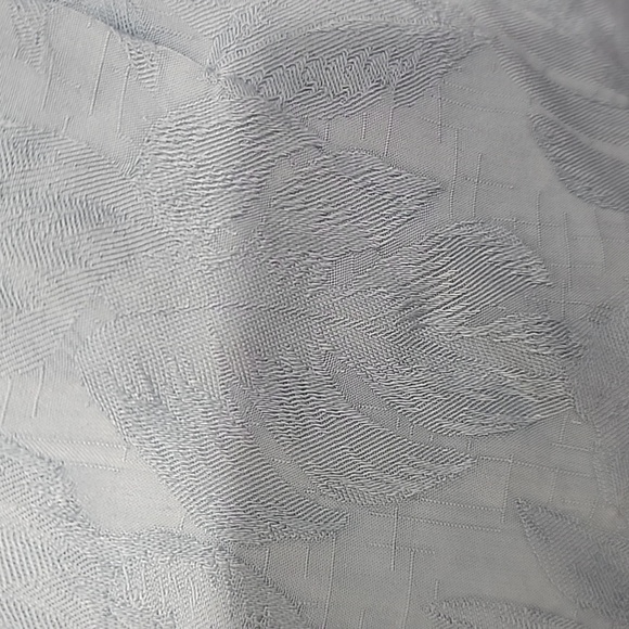 Moda Campia Easy Care Embossed 100% Rayon Short Sleeve Button Down Sz XL - Picture 7 of 8